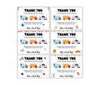 The Delivery Driver Signs Bundle PLR includes six thank you cards with images of delivery trucks, packages, and treats, plus a heartfelt message of appreciation—ideal for acknowledging the hard work and dedication of any delivery driver.