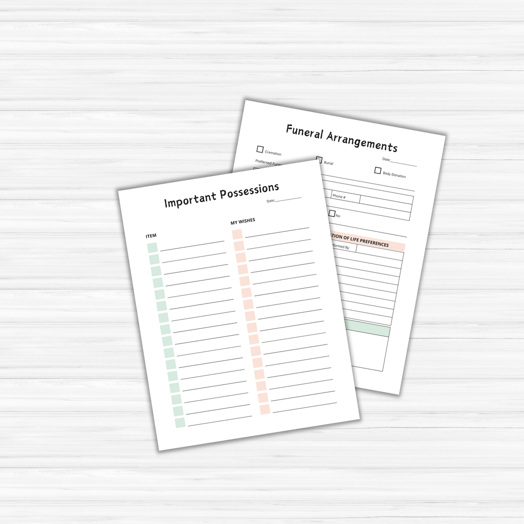 Final Wishes Planner