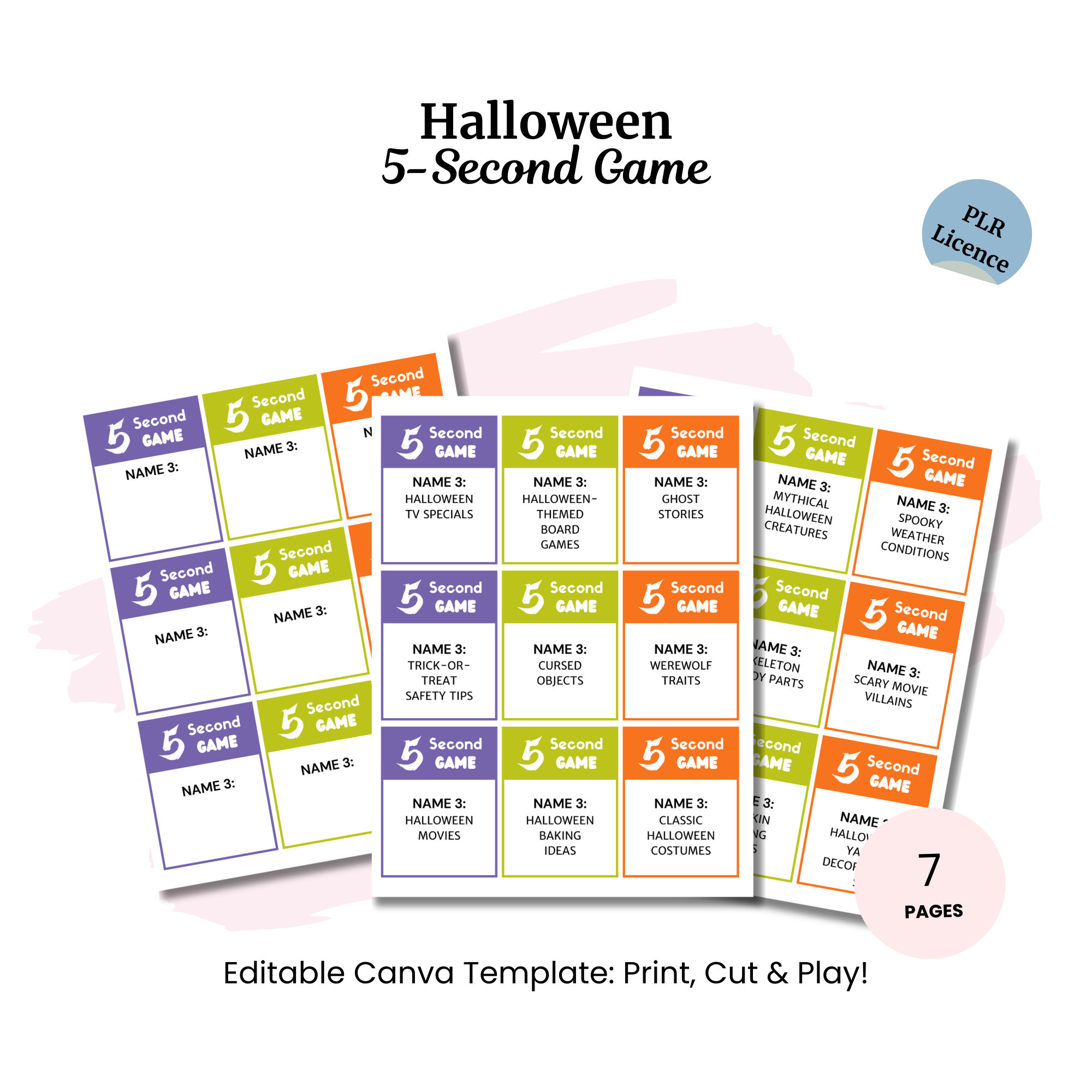 Halloween 5-second Game