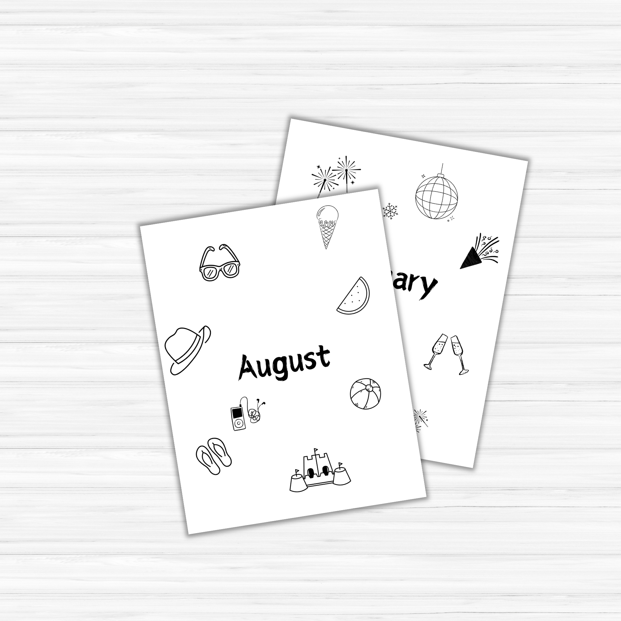 Free: Monthly Dividers