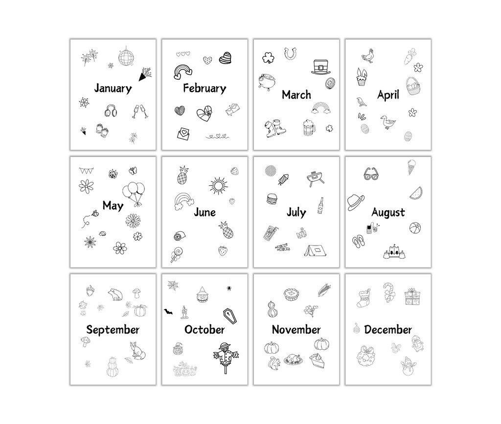 Free: Monthly Dividers