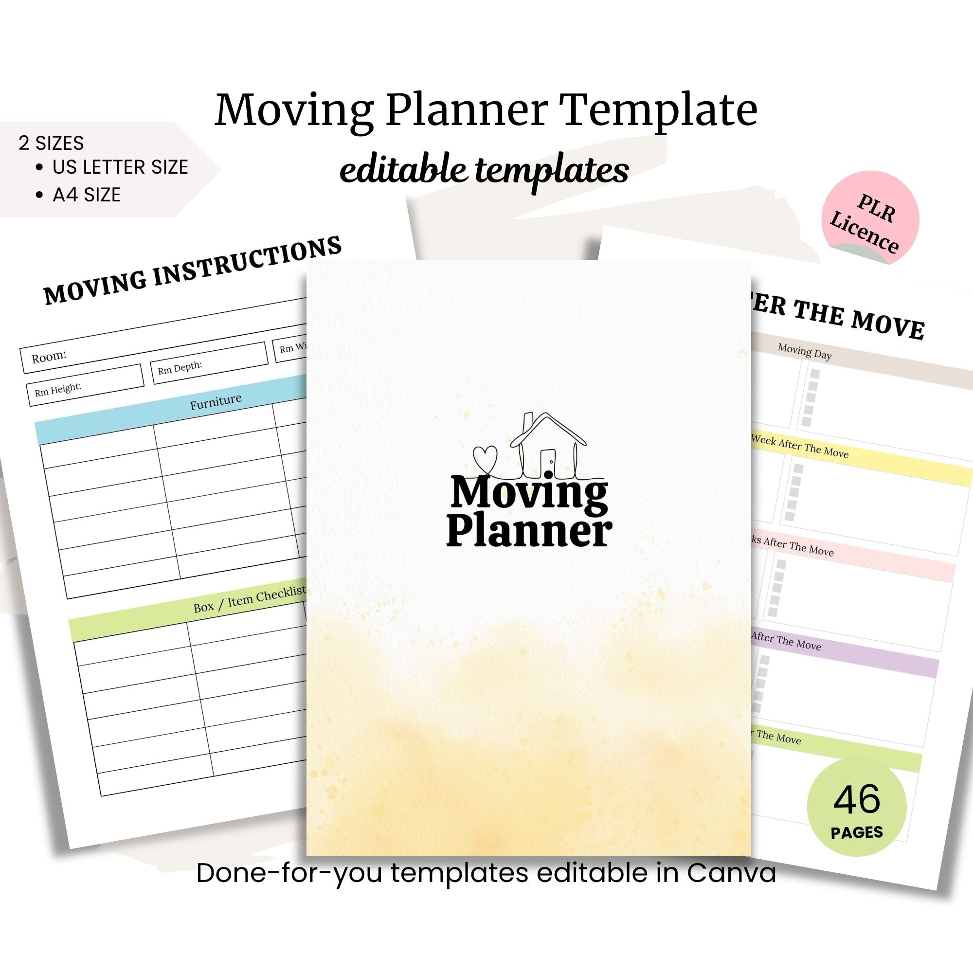 Moving Planner PLR Template