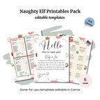 Naughty Elf Printables Pack