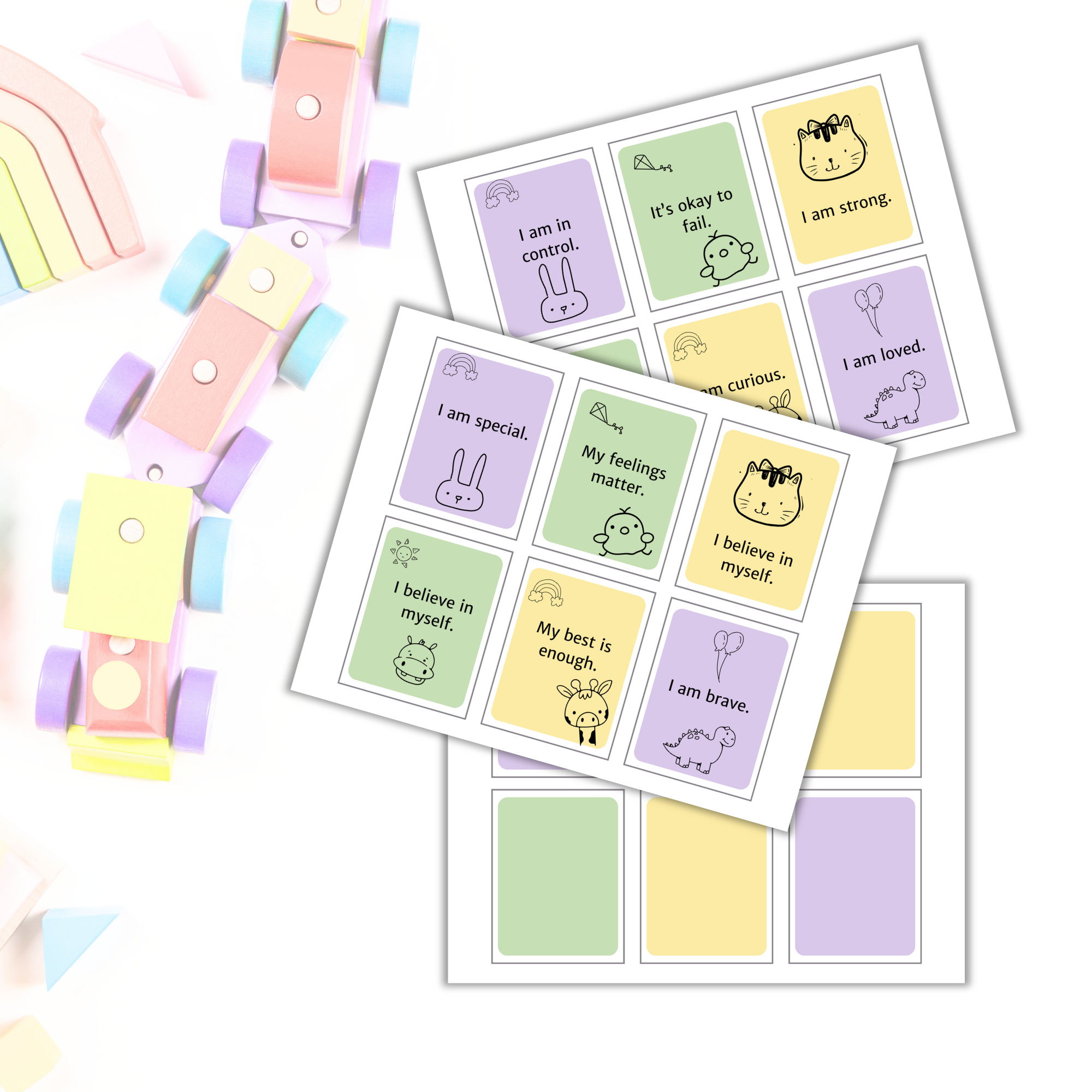 Positive Affirmation Cards for Kids
