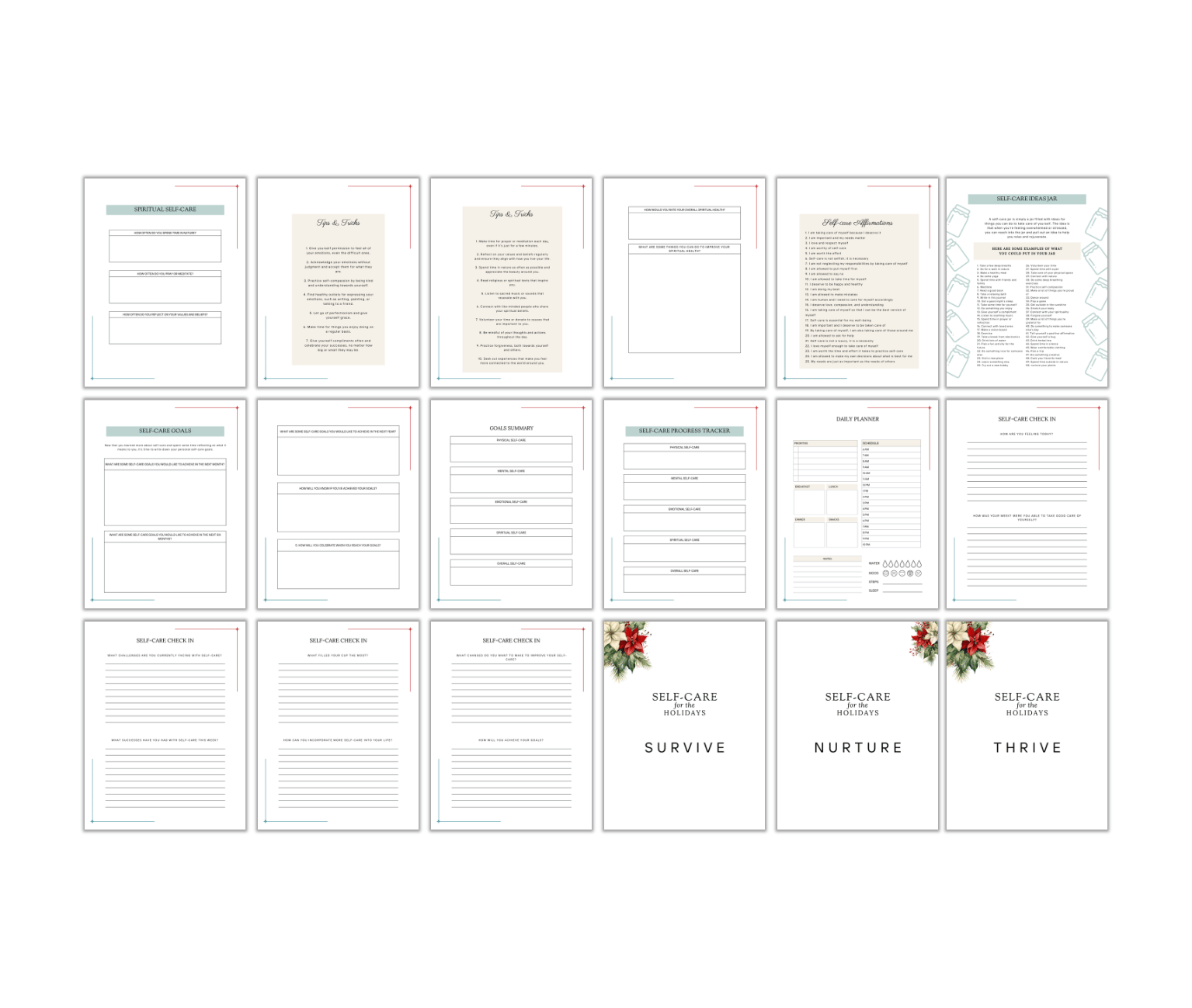 Self-care for the Holidays PLR