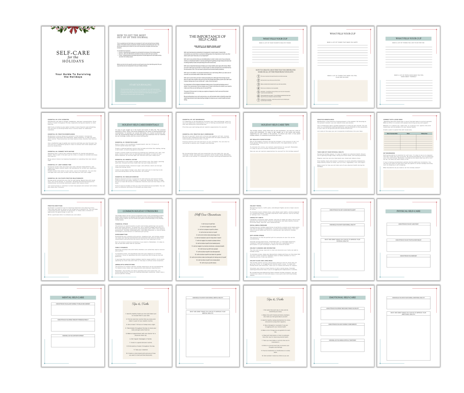 Self-care for the Holidays PLR