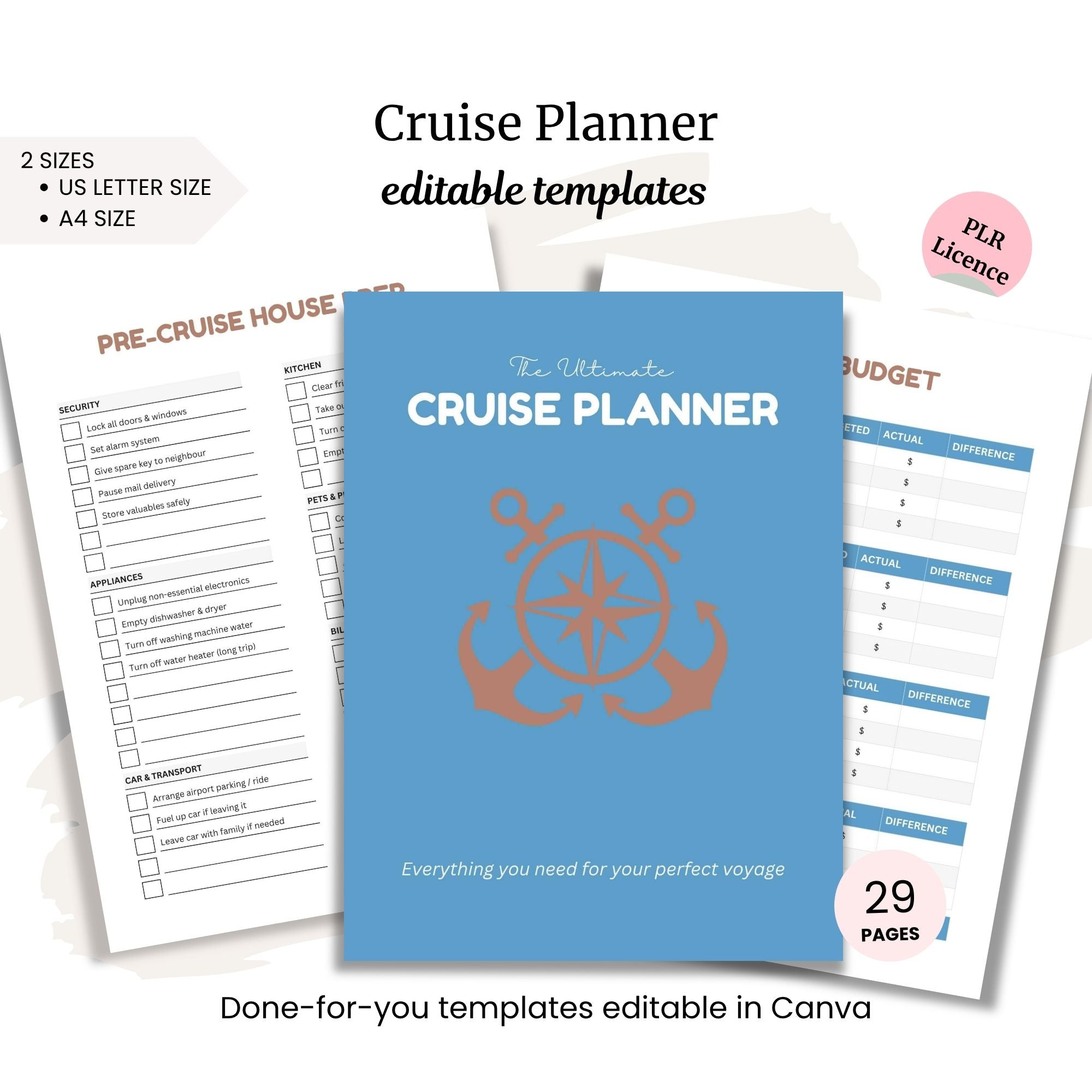 Cruise Planner PLR Template