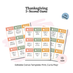 Thanksgiving 5-second Game