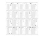 The Year in Pixels PLR Templates include sixteen planner pages packed with a variety of trackers, such as running, mood, and wellness. These templates feature Year in Pixels grids and icon designs, making it easy to monitor exercise, anxiety, energy levels, migraines, and other symptoms efficiently.